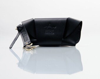 Leather US Military Standard Case: Black
