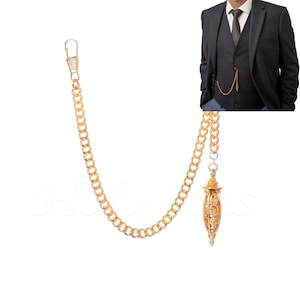 Waistcoat chain gold deals