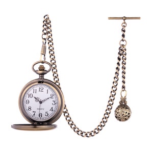 Antico Design Orologio Da Tasca Al Quarzo Con Albert Catenina E - Foto 4