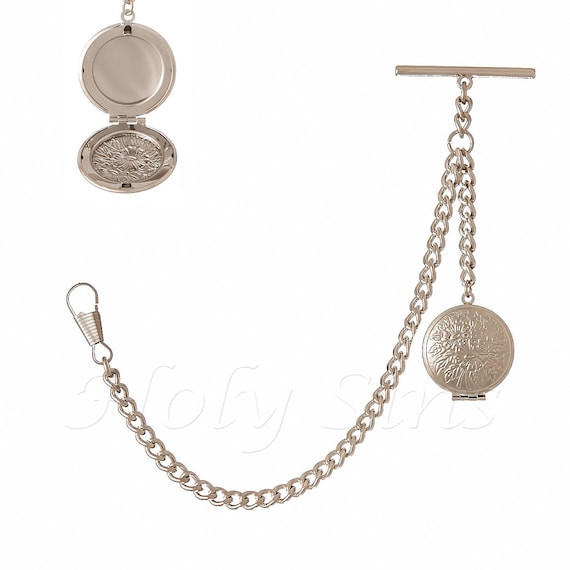 single albert pocket watch