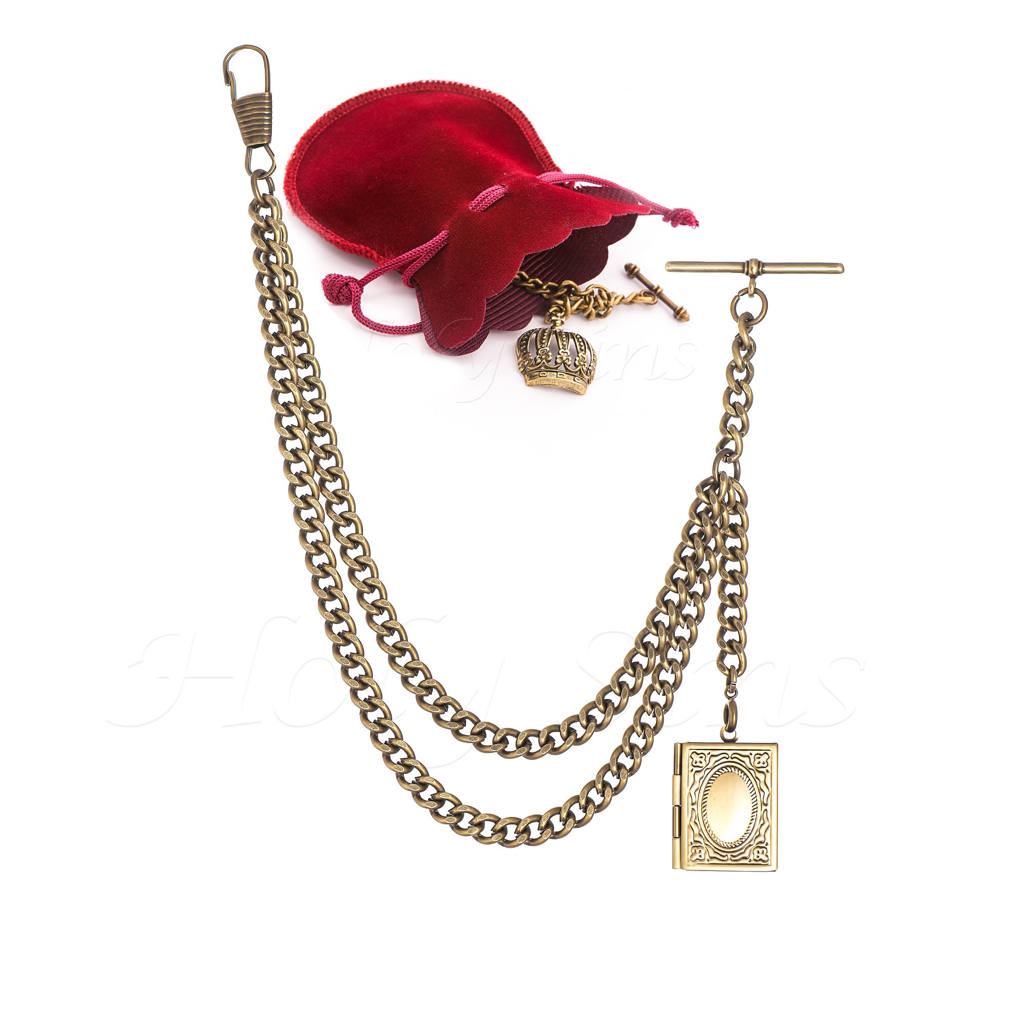 Catena Per Orologio Da Tasca In Metallo Maglia Barbazzale