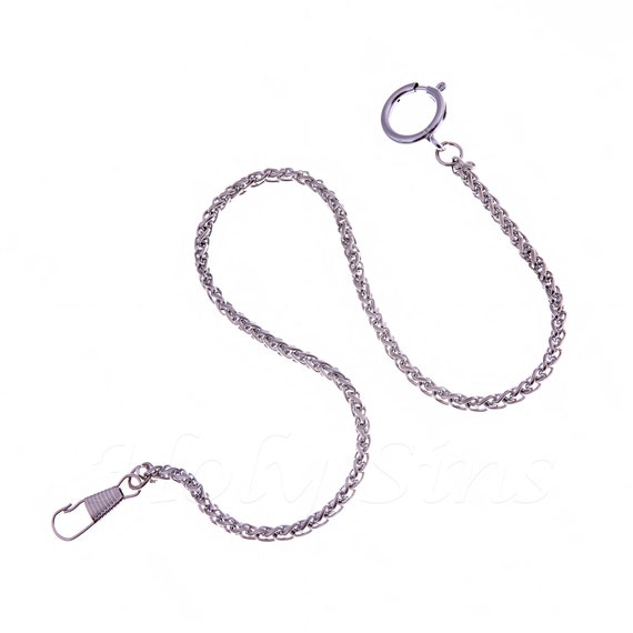 CATENA PER OROLOGIO Da Tasca In Acciaio Di 38Cm. EUR 10,00 - PicClick IT - Foto 5