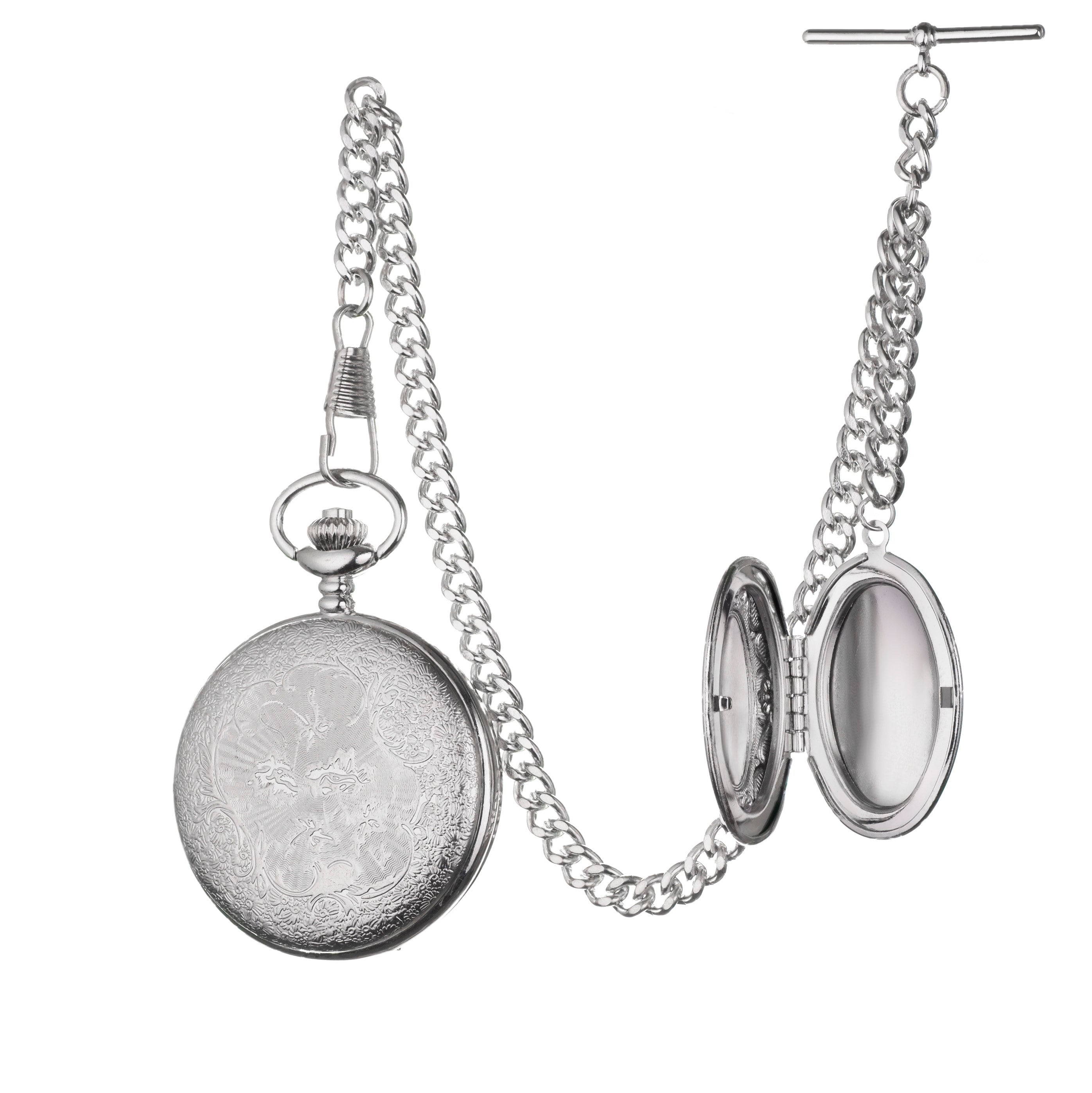 Antico Design Orologio Da Tasca Al Quarzo Con Albert Catenina E - Foto 9