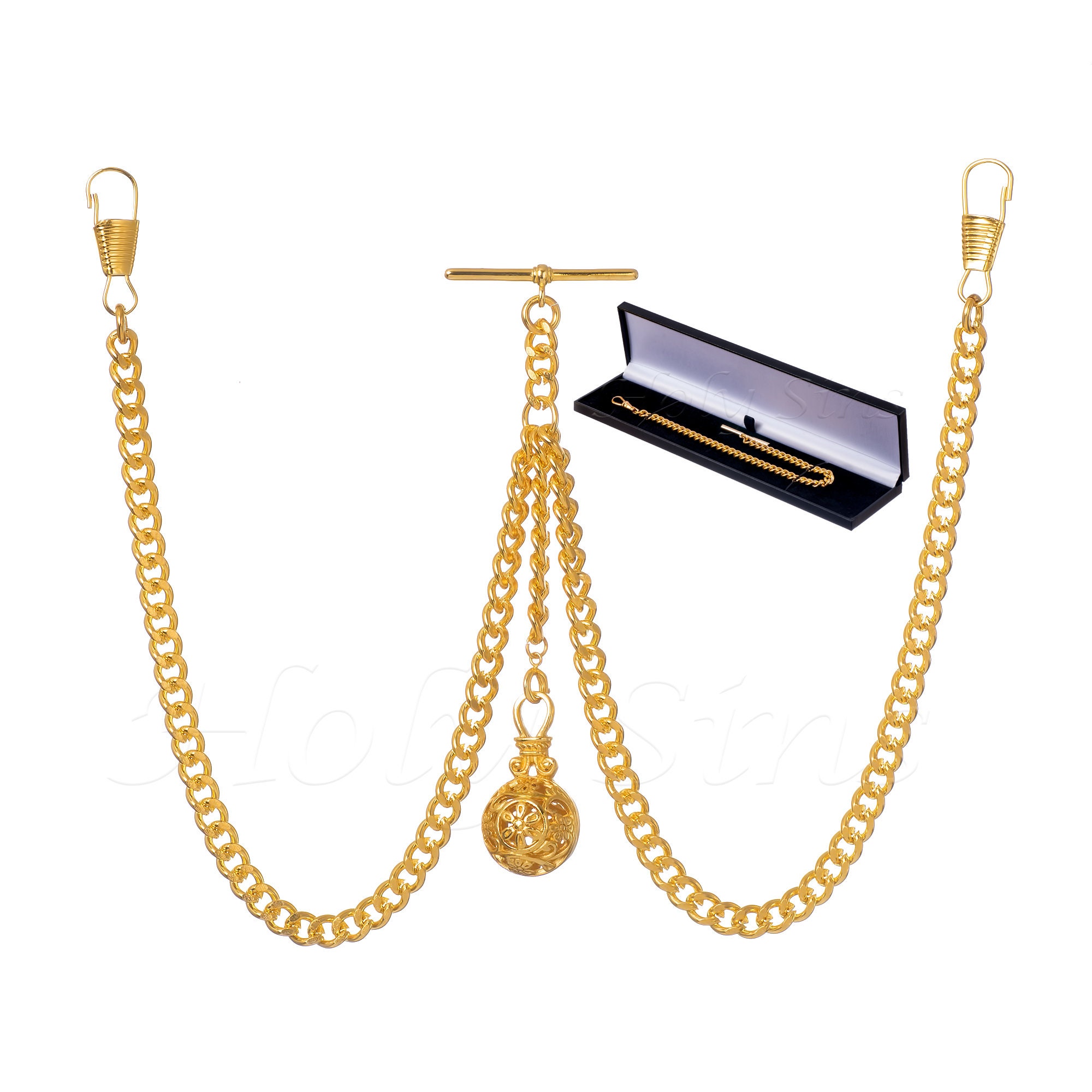 [ReinSein]ACC★Double Button Necklace 2-row-princess-cut-adjustable-
