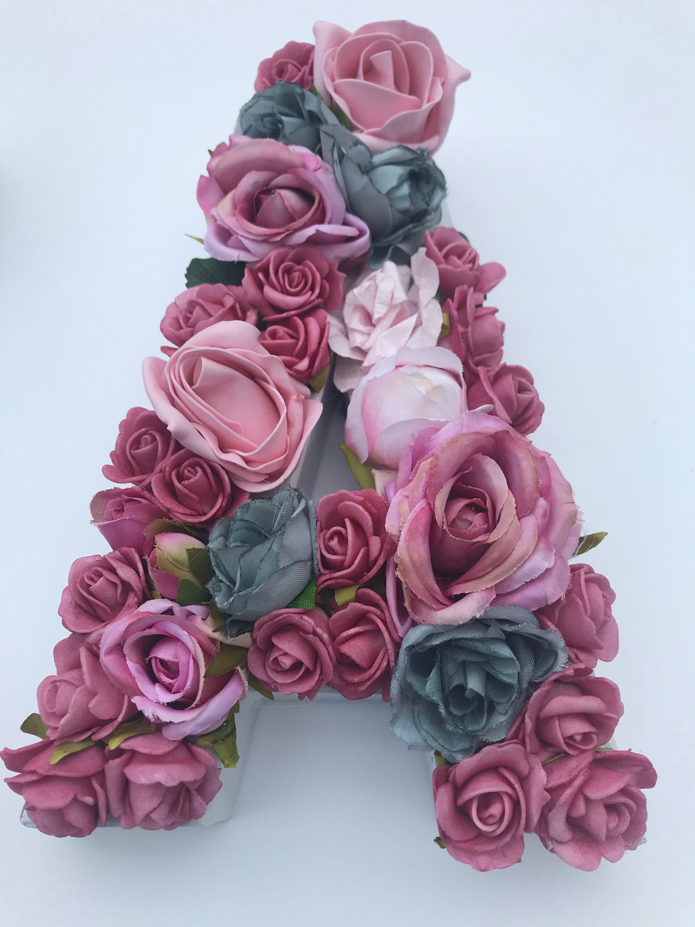 Individual Floral Letters Etsy