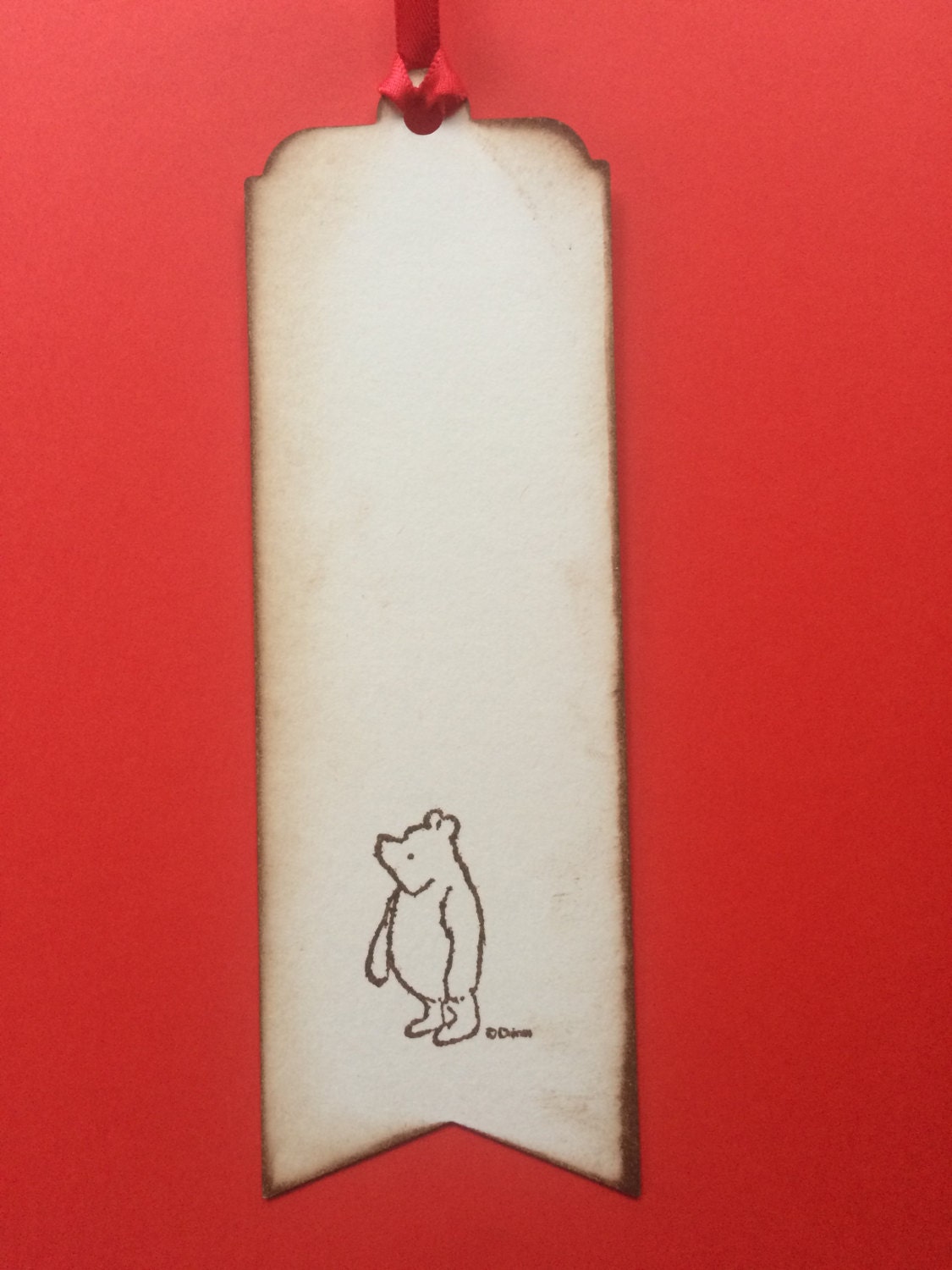 Vintage Style Winnie the Pooh Bookmark - Etsy UK