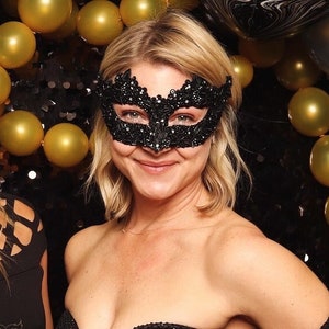 All black masquerade outfit 2025