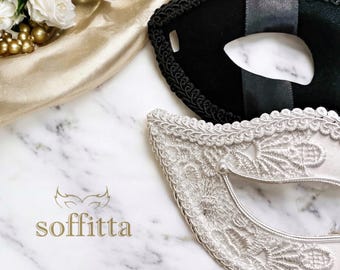 Black & White Couple's Masquerade Mask - Masquerade Ball Mask For Women And Men - Bride And Groom's Mask - Masquerade Wedding