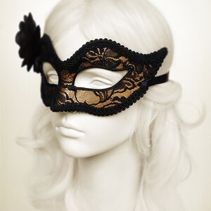 Gold and Black Lace Masquerade Mask - Gold Venetian Mask Decorated With ...