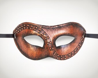 Danzetta Venezianische Maske Aus Metall – Filigran, Schwarz Lackiert, Im Venezianischen Stil, Ca. 8 X 15,5 Cm (fällt Klein Aus)