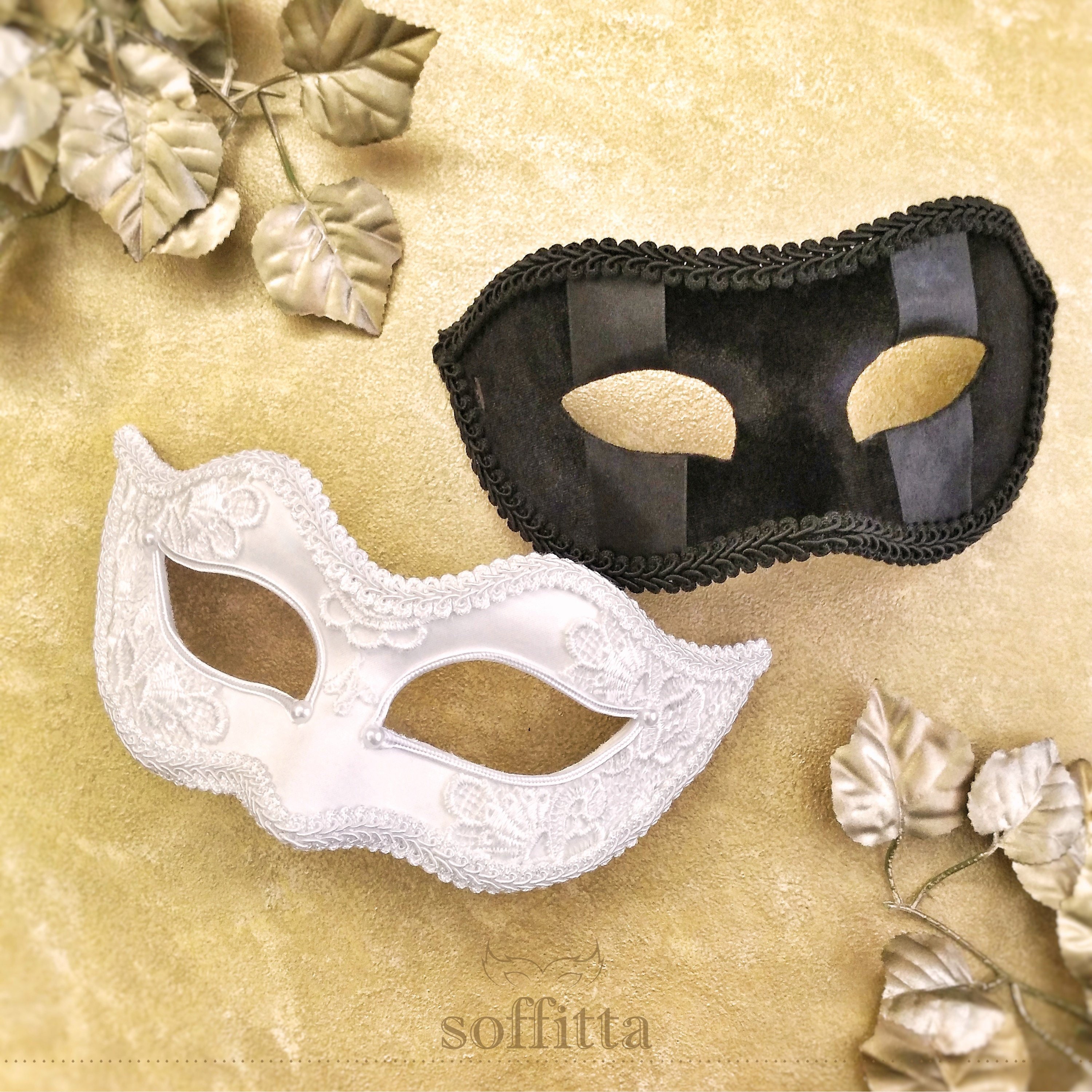 Black White Couple S Masquerade Mask Masquerade Ball Etsy