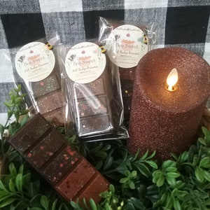 Hot Fudge brownie wax melts gift for home fragrance gift for wax warmer strong scented wax melts brownie bakery scent wax melt snap bar