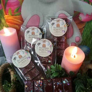Chocolate bunny snapbar wax melt strong scented wax melts for wax warmer gift for Easter wax melts chocolate scented snapbar wax melts gift