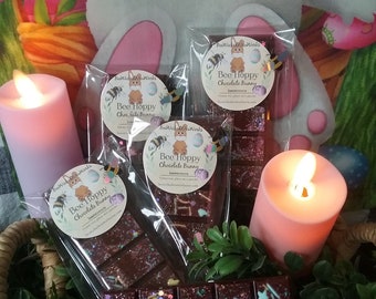 Chocolate bunny snapbar wax melt strong scented wax melts for wax warmer gift for Easter wax melts chocolate scented snapbar wax melts gift
