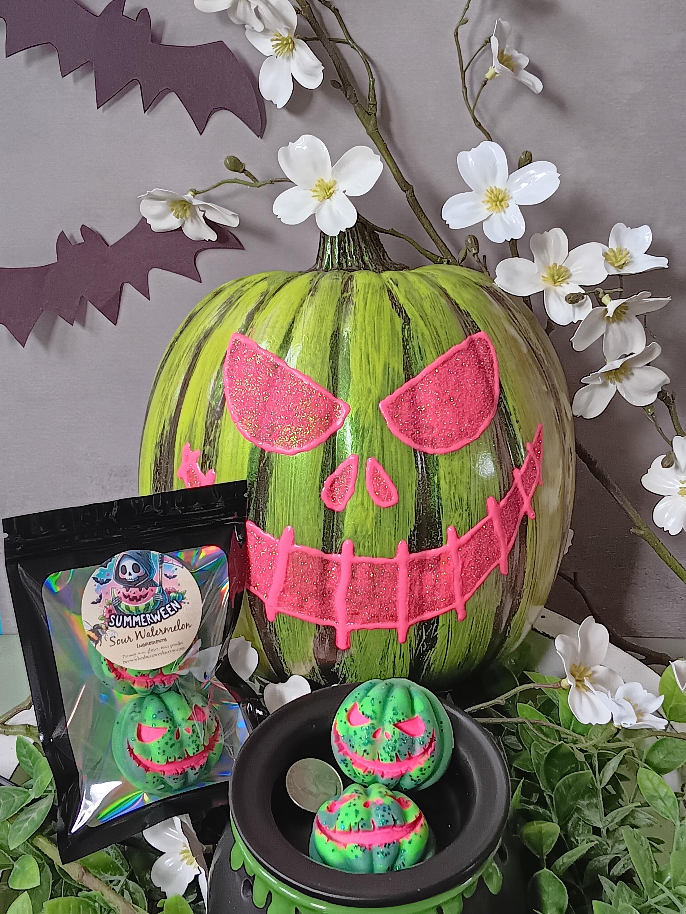 専用＊Halloween＆Autumn＊パンプキン　フェイクスワッグ Sour Watermelon Jack O Lantern Summerween Wax Melts Strong Scented