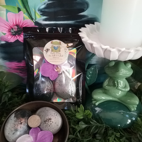 Sea salt and orchid wax melts strong scented aromatherapy wax melt for wax warmer gift for housewarming aromatherapy fragrance wax melt gift