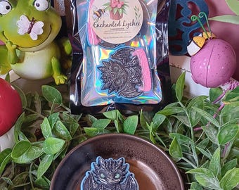 Enchanted lychee baby dragon wax melts strong scented wax melt for wax warmer apple scented wax melt housewarming fairytale wax melt gift