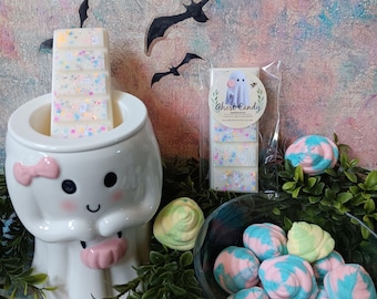 Ghost candy wax melt snapbar strong scented wax melts for wax warmer gift for ghost lover candy scented wax melts Halloween wax melts gift