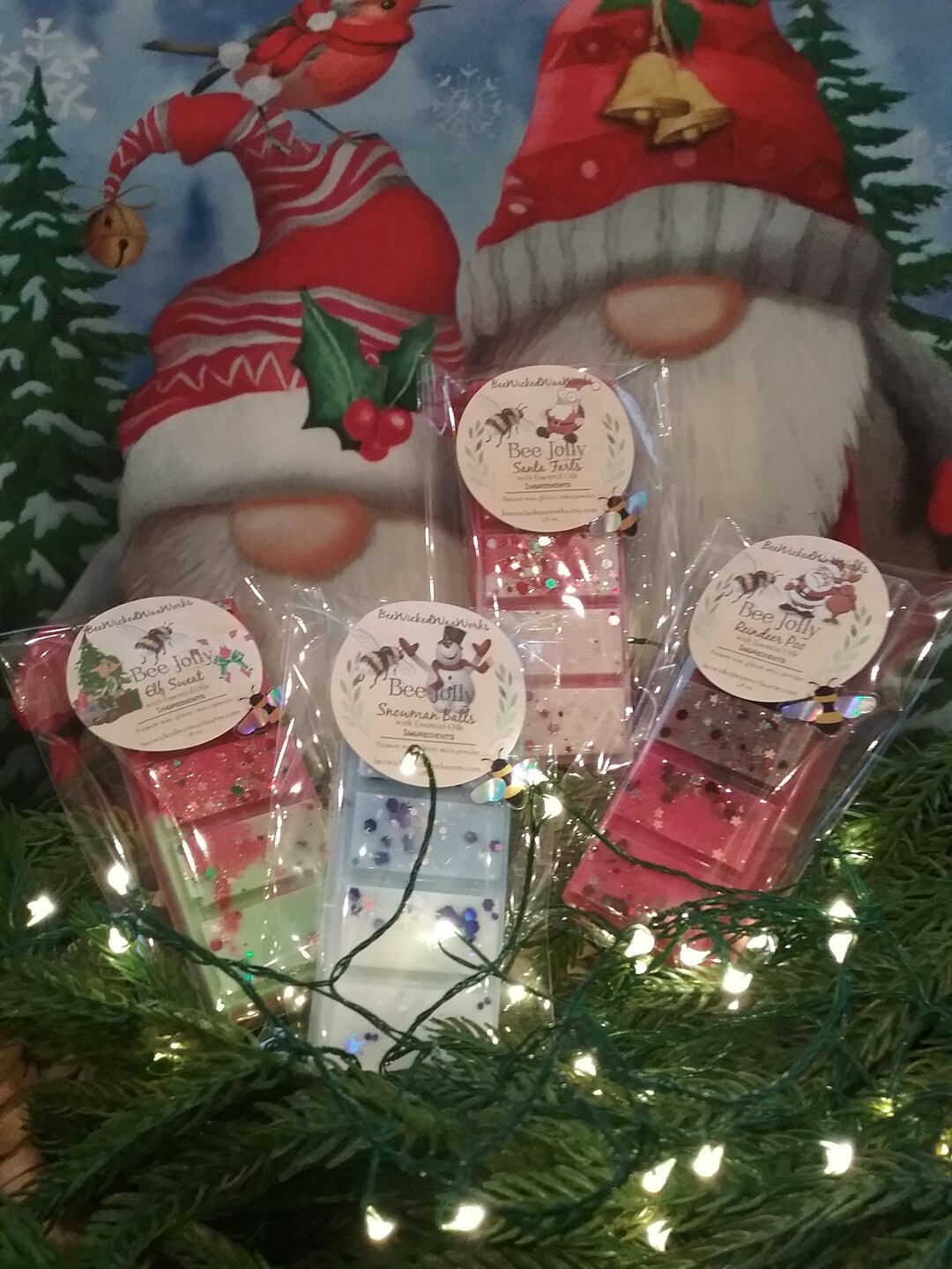 Funny Christmas Wax Melts Bundle Reindeer Poo Santa Farts Elf Sweat