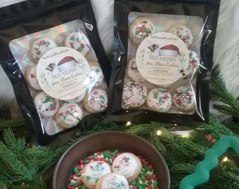 Mrs claus cookies wax melts christmas gift for wax warmer strong scented wax melts Christmas wax melt cookie bakery scented holiday wax melt