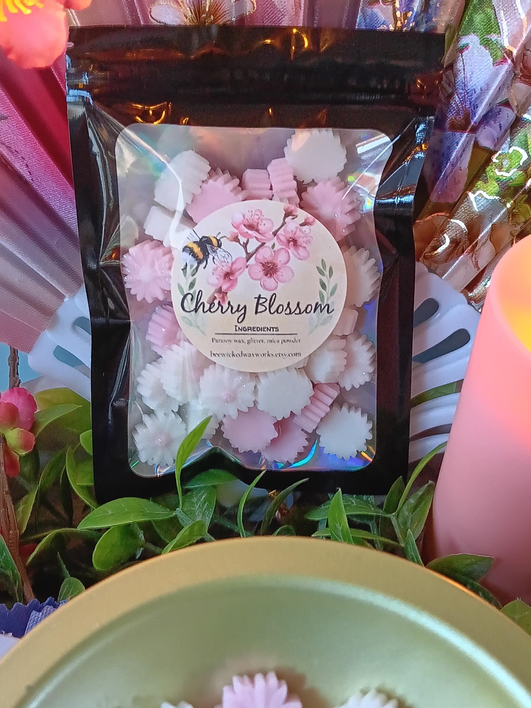 Japanese Cherry Blossom Mini Flower Wax Melts Strong Scented Wax