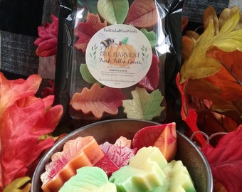 Fresh fallen leaves wax melts strong scented wax melts for wax warmer gift for fall lover fall wax melts fall scented wax melts pouch
