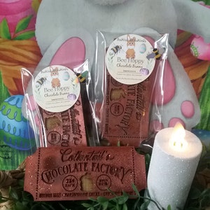 Chocolate bunny snapbar wax melt strong scented wax melts for wax warmer gift for Easter wax melts chocolate scented snapbar wax melts gift