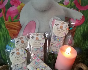 Bunny cake snapbar wax melt strong scented wax melts for wax warmer gift for easter wax melt snapbar vanilla cake scented bakery wax melts