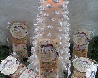 Mrs. Claus cookie snap bar holiday wax melt gift for christmas gift for wax warmer strong scented wax melts sugar cookie wax melt snap bar