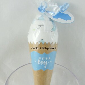 Baby Ice Cream Cone, Baby Shower Gift, Unique baby gift, New Mom Gift, New Baby Gift, Bodysuit Cupcake, Baby Shower decoration image 7