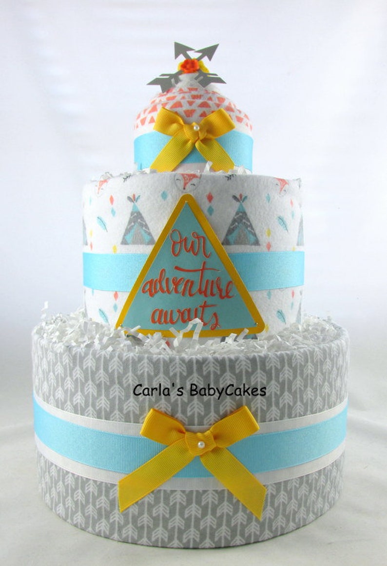 Adventure Diaper Cake Baby Shower Centerpiece Decor Baby Etsy