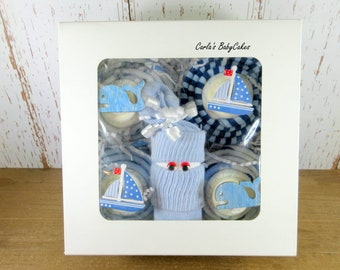 Receiving Blanket Cupcakes, Baby Shower Gift, Blanket cupcake, New baby gift ideas, New mom gift, Baby gift basket, Unique baby gift,