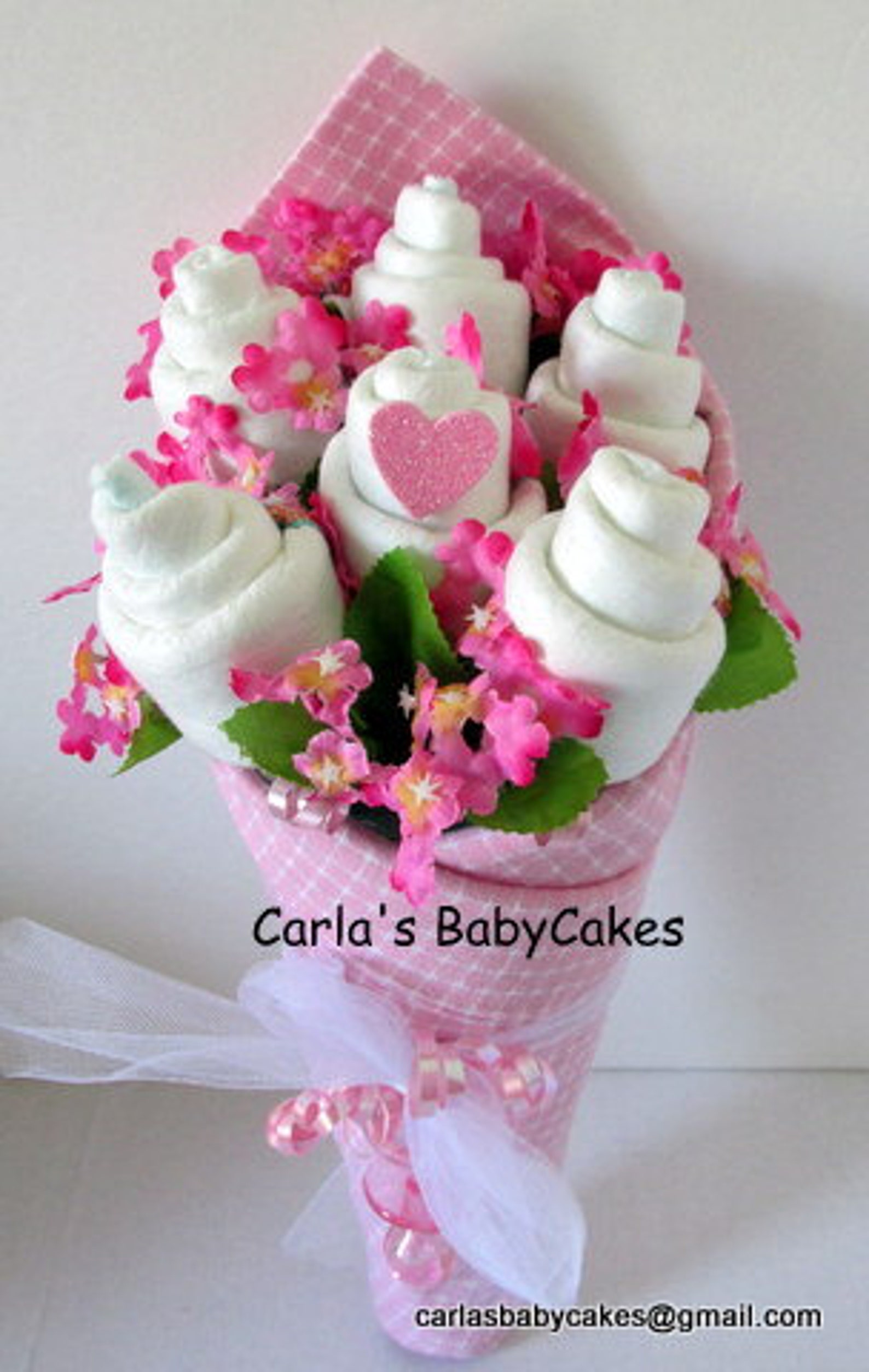Baby Floral Bouquet Baby Shower Bouquet New Mom Gift Baby Etsy