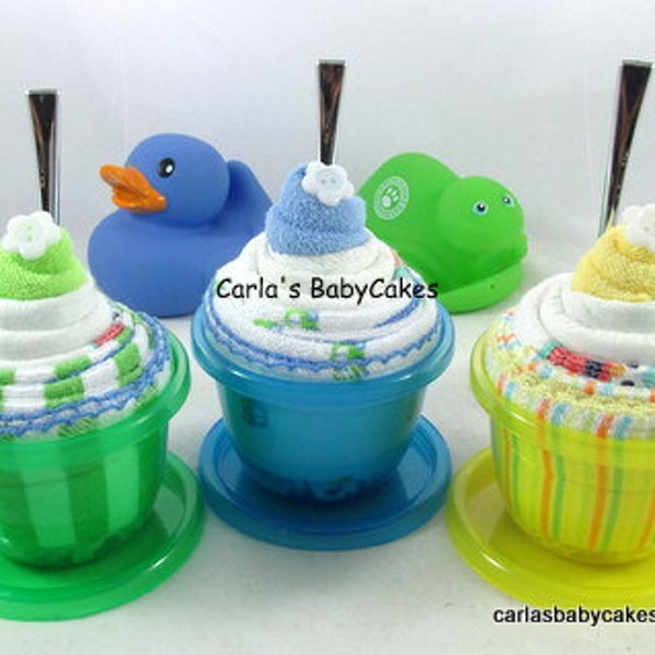 Washcloth Cupcakes Etsy