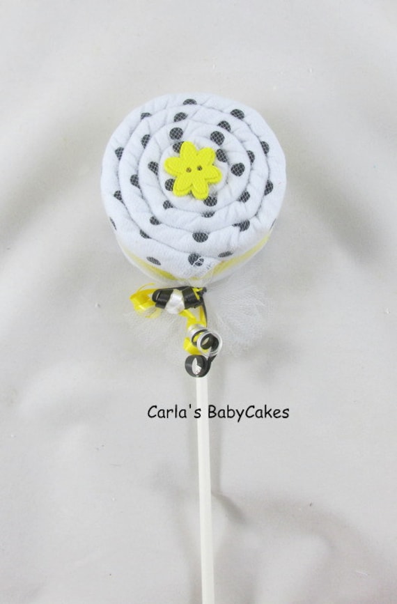 Receiving blanket lollipop, Baby shower gift, Baby shower decor, New baby gift, Unique baby gift, Blanket lollipop, New mom gift Il_570xn