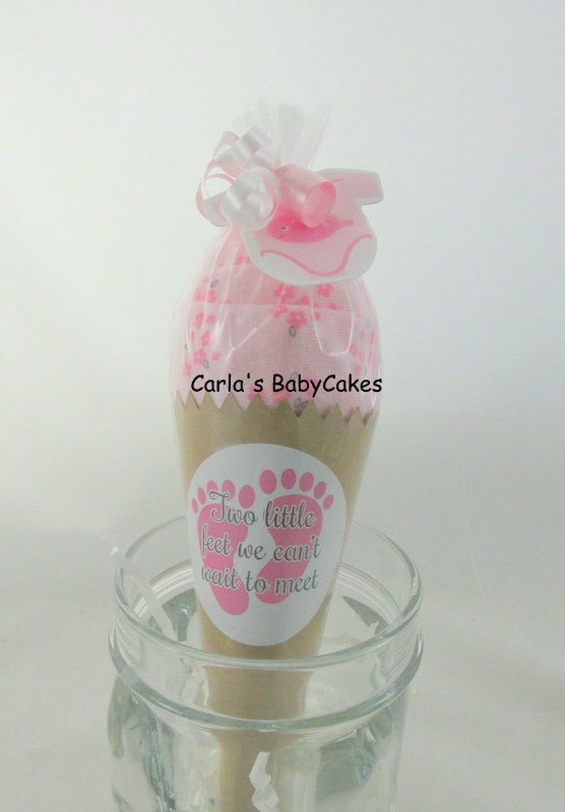 Baby Ice Cream Cone, Baby Shower Gift, Unique baby gift, New Mom Gift, New Baby Gift, Bodysuit Cupcake, Baby Shower decoration image 5