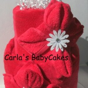 Bridal Shower Towel Cake, Wedding Towel Cake, Couples Wedding Gift, Bridal Shower Gift, Housewarming gift, Bath towel spa gift image 3