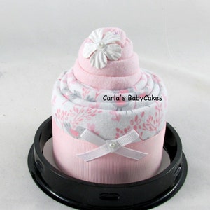 Receiving Blanket Cupcake, Baby Shower Gift, New Mom Gift, Baby gift basket add on, Baby diaper cake, Diaper Cupcake, Unique baby gift
