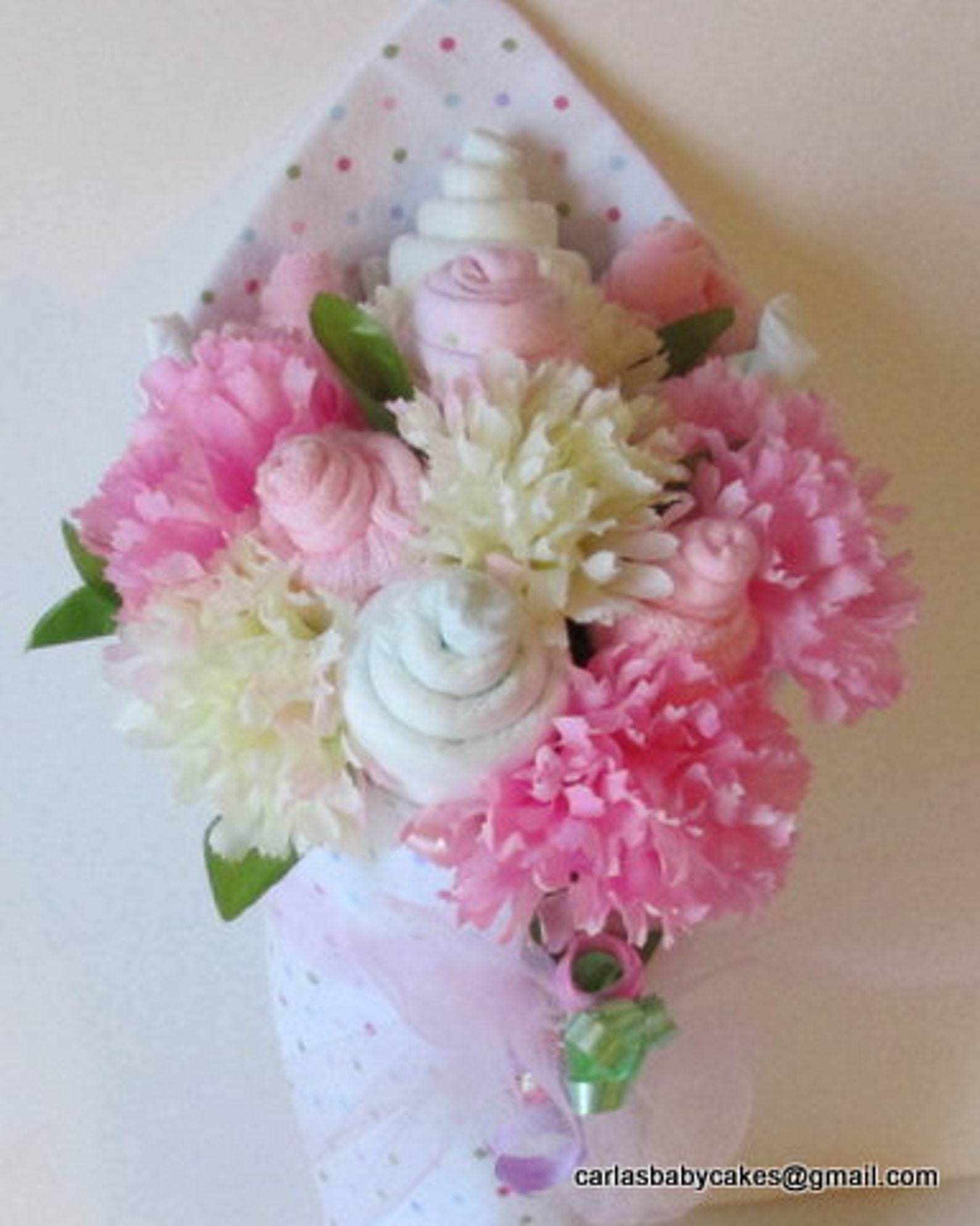 Baby Floral Bouquet Baby Shower Bouquet New Mom Gift Baby Etsy