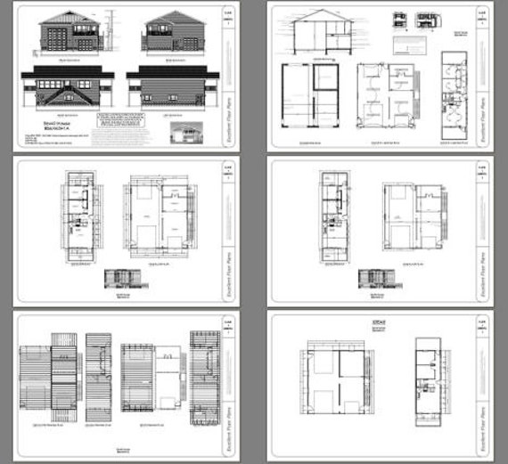 36x40 House 2 Bedroom 1 Bath 902 Sq Ft Pdf Floor Plan Instant Download Model 1a