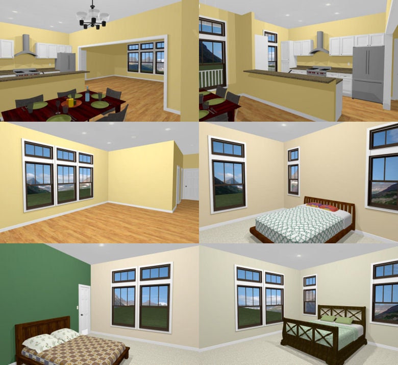 60x30 House 3-bedroom 2-bath 1800 Sq Ft PDF Floor - Etsy Canada 60x30 House 3-bedroom 2-bath 1800 Sq Ft PDF Floor - Etsy Canada