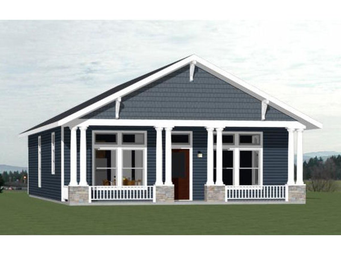 30x40 House 3bedroom 2bath 1200 Sq Ft PDF Floor Etsy