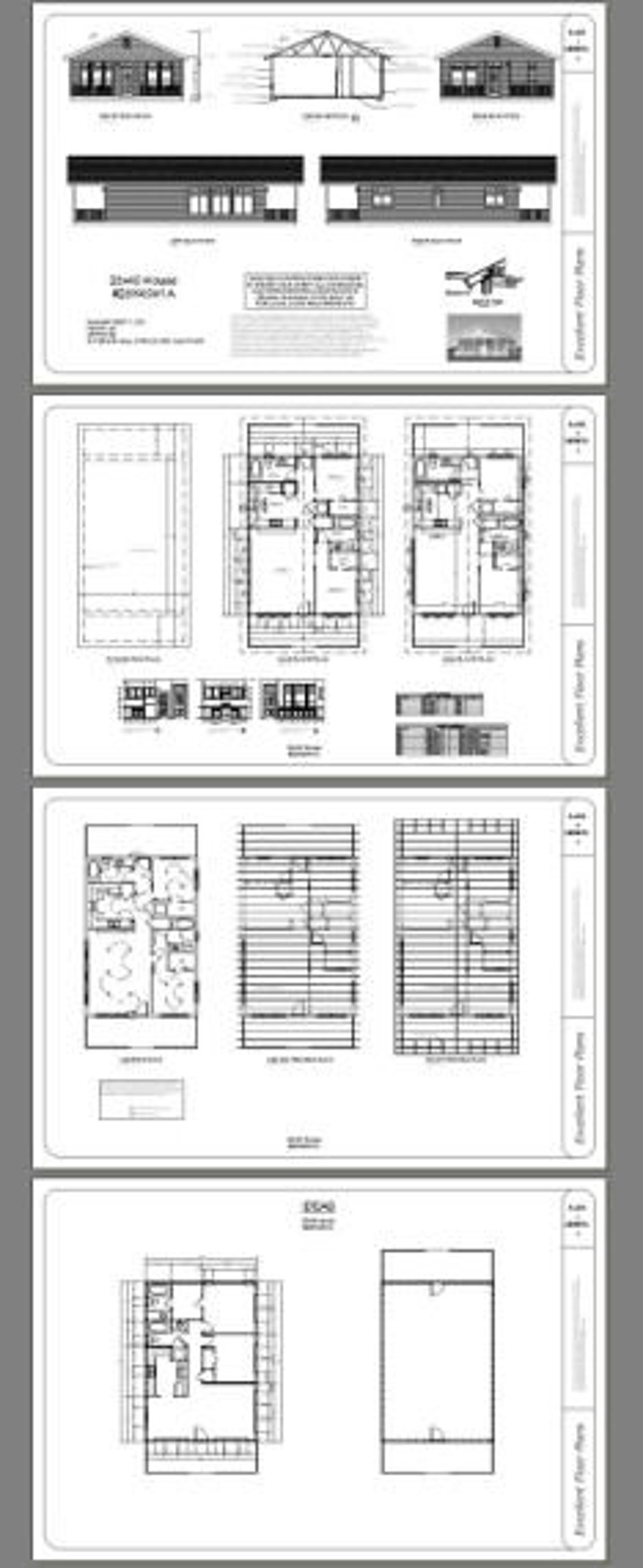 28x40 House 2-bedroom 2-bath 1120 Sq Ft PDF Floor - Etsy