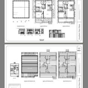 30x32 House 2-Bedroom 2-Bath 960 sq ft PDF Floor Plan Instant Download Model 4 image 4