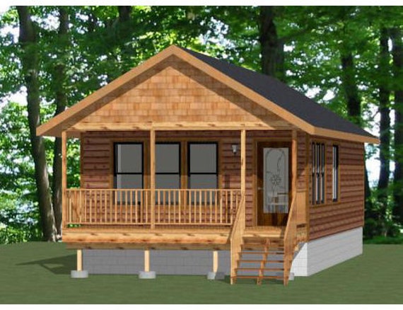 18x40 House 1 Bedroom 1 Bath 720 Sq Ft Pdf Floor Plan Instant Download Model 5i