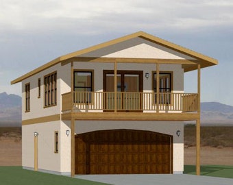 20x40 House -- Bedroom Bath -- 965 Sq Ft -- PDF Floor Plan