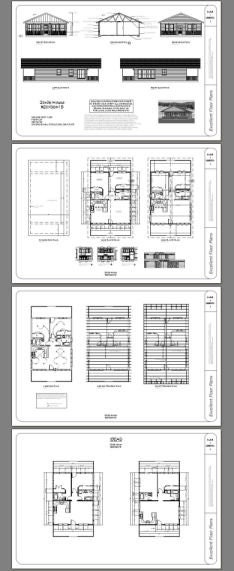 28x36 House 2-Bedroom 2-Bath 1008 sq ft PDF Floor | Etsy