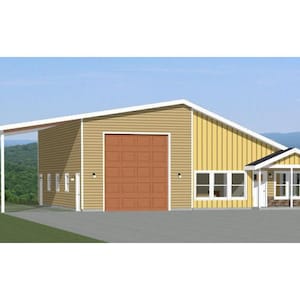 46x48 House -- 1-Bedroom 1-Bath -- 1,157 sq ft -- PDF Floor Plan -- Instant Download -- Model 1E