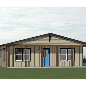 30x40 Duplex -- 1,200 sq ft -- PDF Floor Plan -- Instant Download -- Model 4A