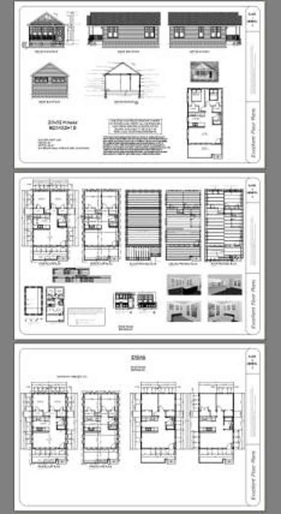 Plano PDF Casa 12x32 Pies (461 Pies²) – Modelo 6A – Diseño Americano Para Descarga Inmediata